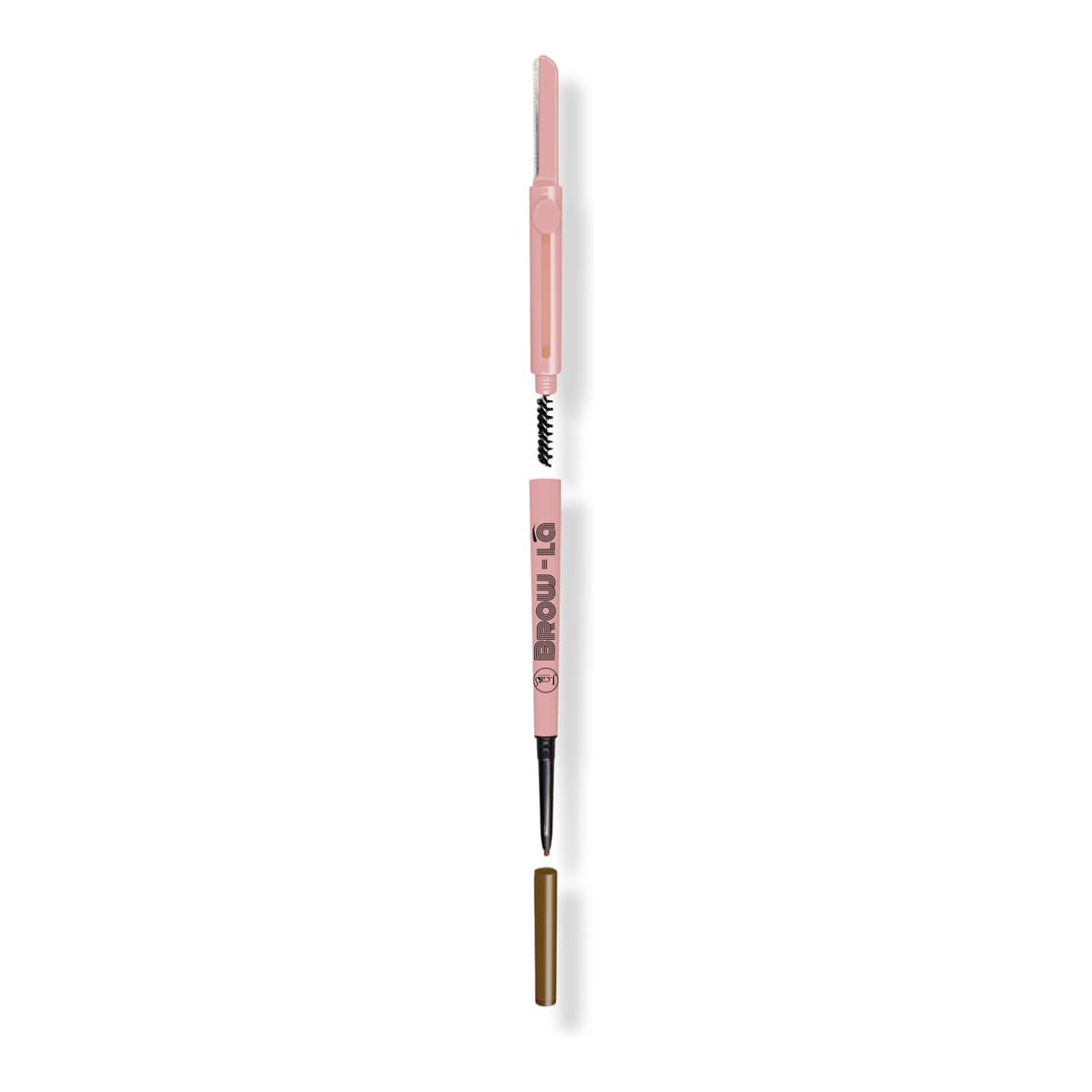 Brow-La 3 In1 Mapping & Shaping Brow Pencil, Rich Brown