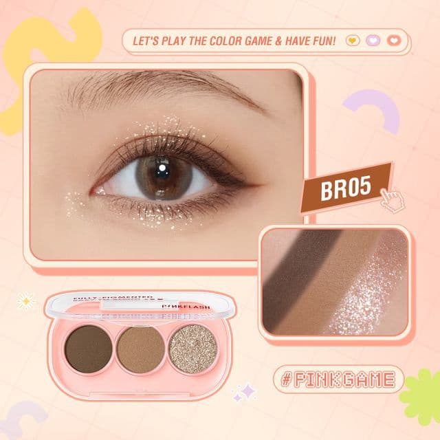 3 Pan Eyeshadow, #BR05