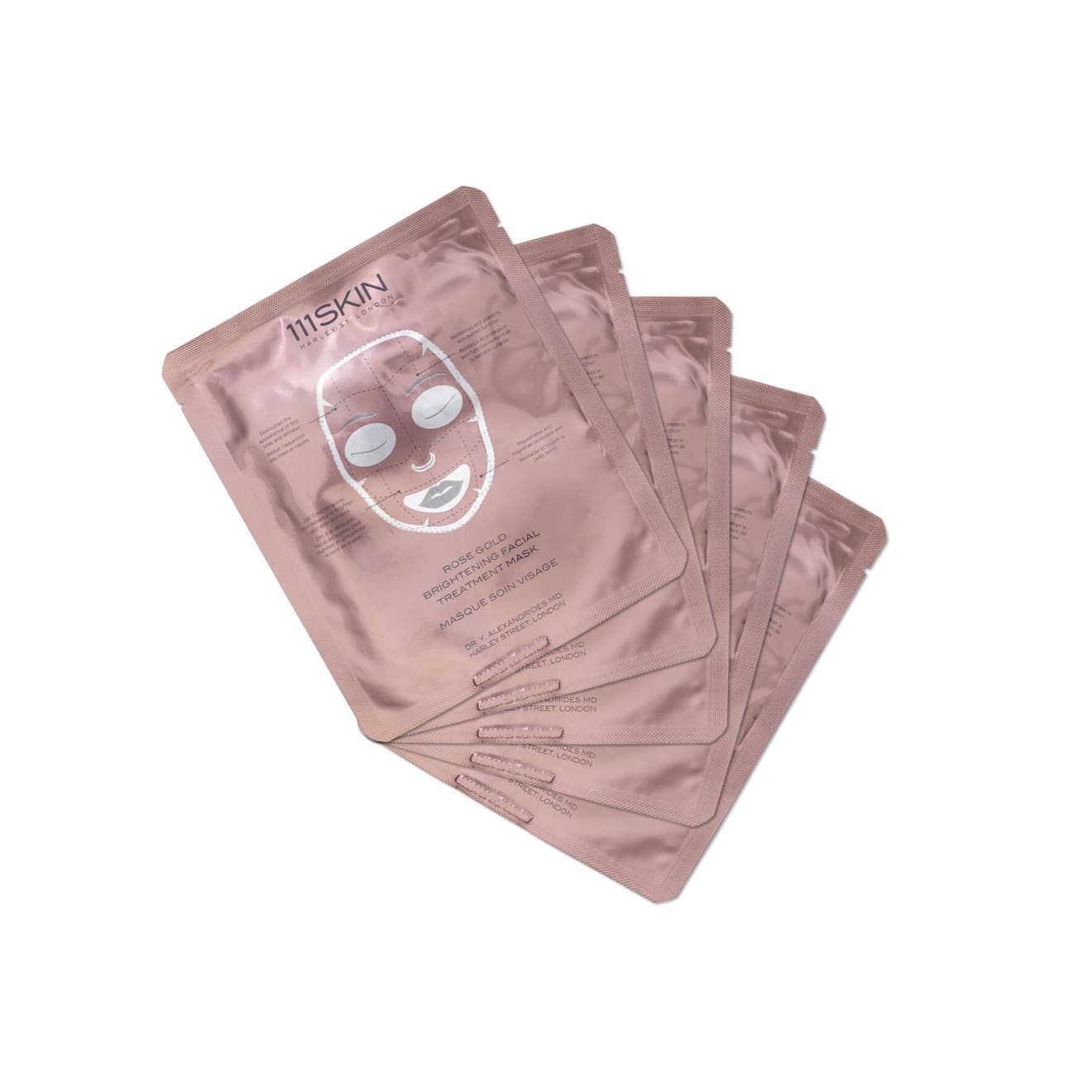 Rose Gold Brightening Facial Treatment Mask box