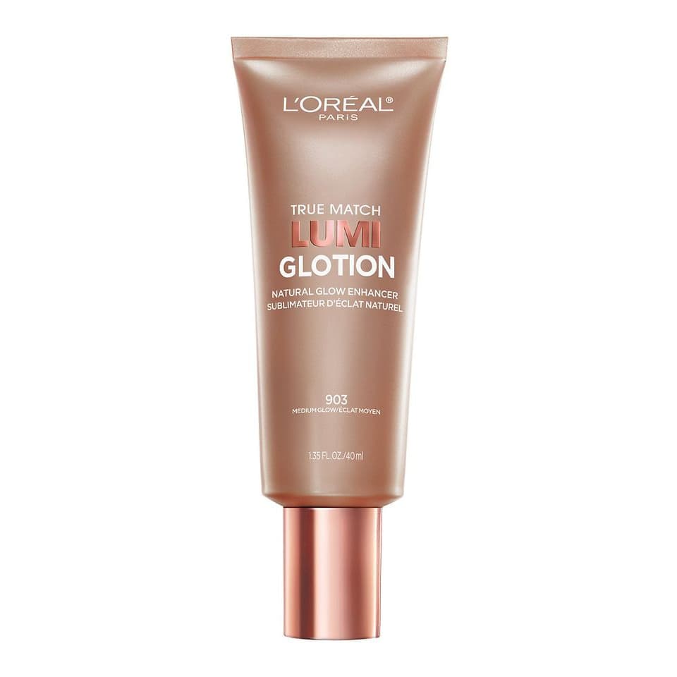 Glotion, Natural Glow Enhancer, Illuminator Highlighter Bronzing Drops, Medium