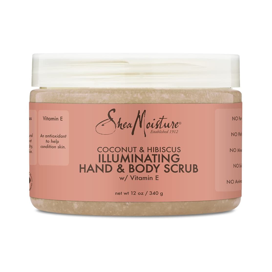 Illuminating Hand and Body Scrub Coconut and Hibiscus