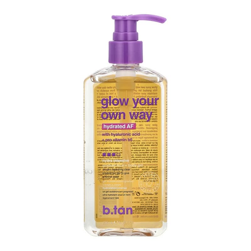 Glow Your Own Way, Hydrated AF, Gradual Face + Body Gel
