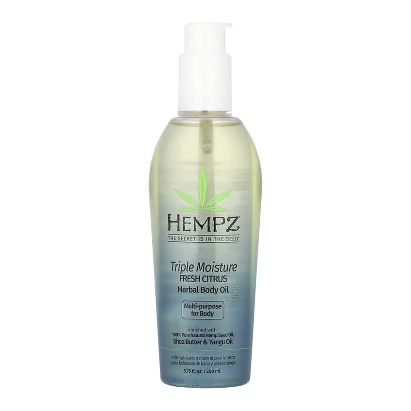 Multi Purpose Herbal Body Oil, Triple Moisture, Fresh Citrus