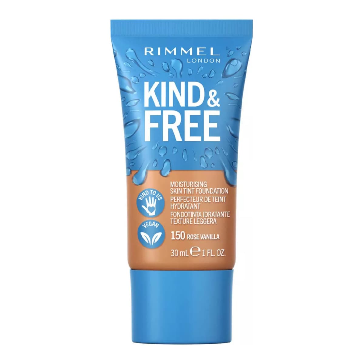 London Kind & Free Moisturizing Skin Tint Foundation, Rose Vanilla