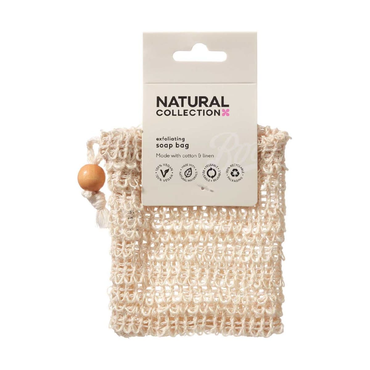 exfoliating soap bag