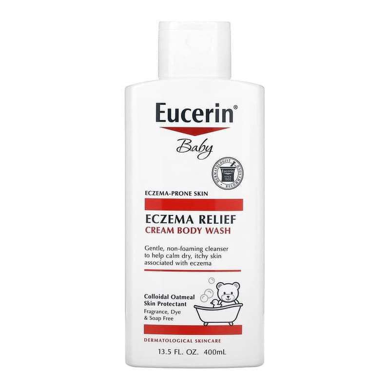 Baby, Eczema Relief, Cream Body Wash