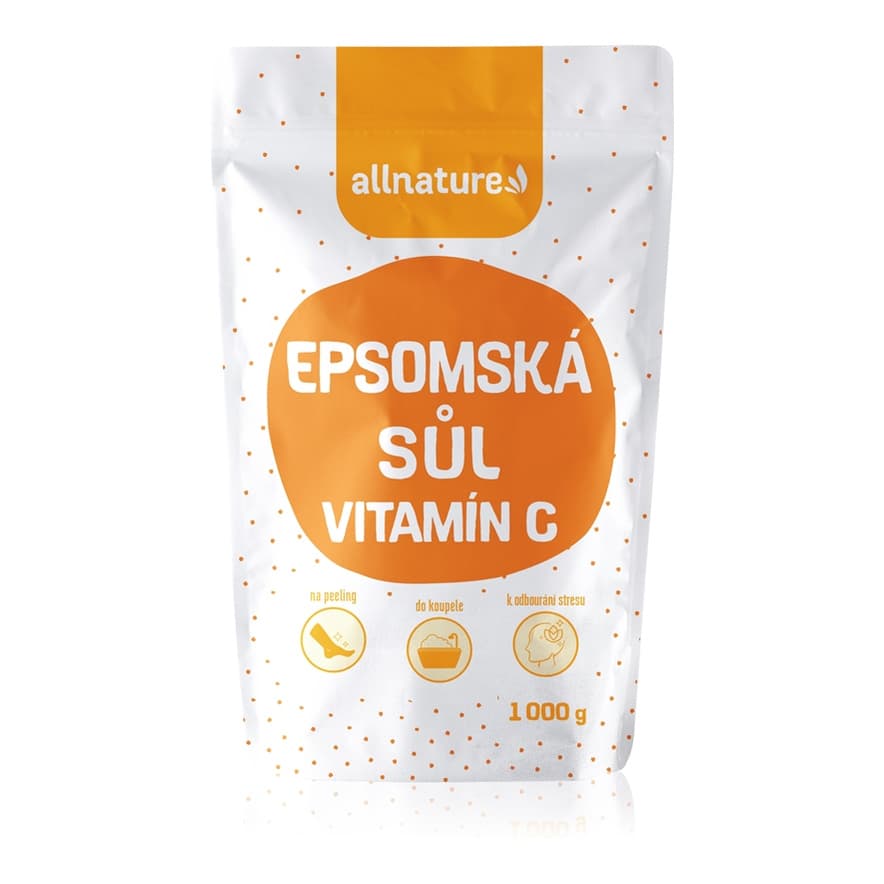 Epsom salt + vitamín C