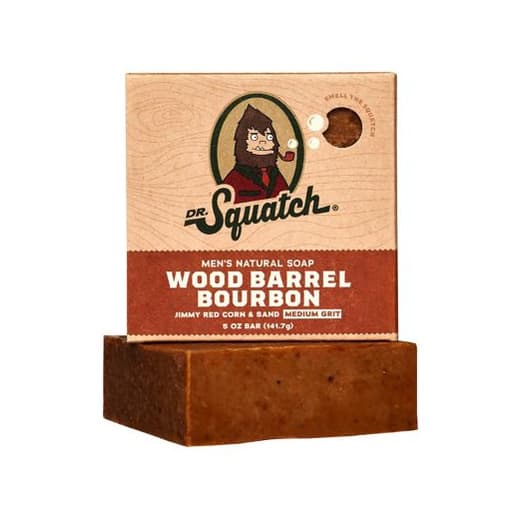 Natural Soap Bar Wood Barrel Bourbon
