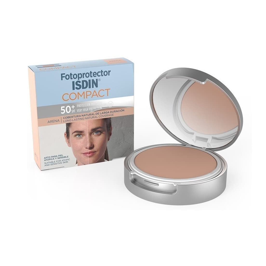Fotoprotector Compact SPF50+ Color Sand
