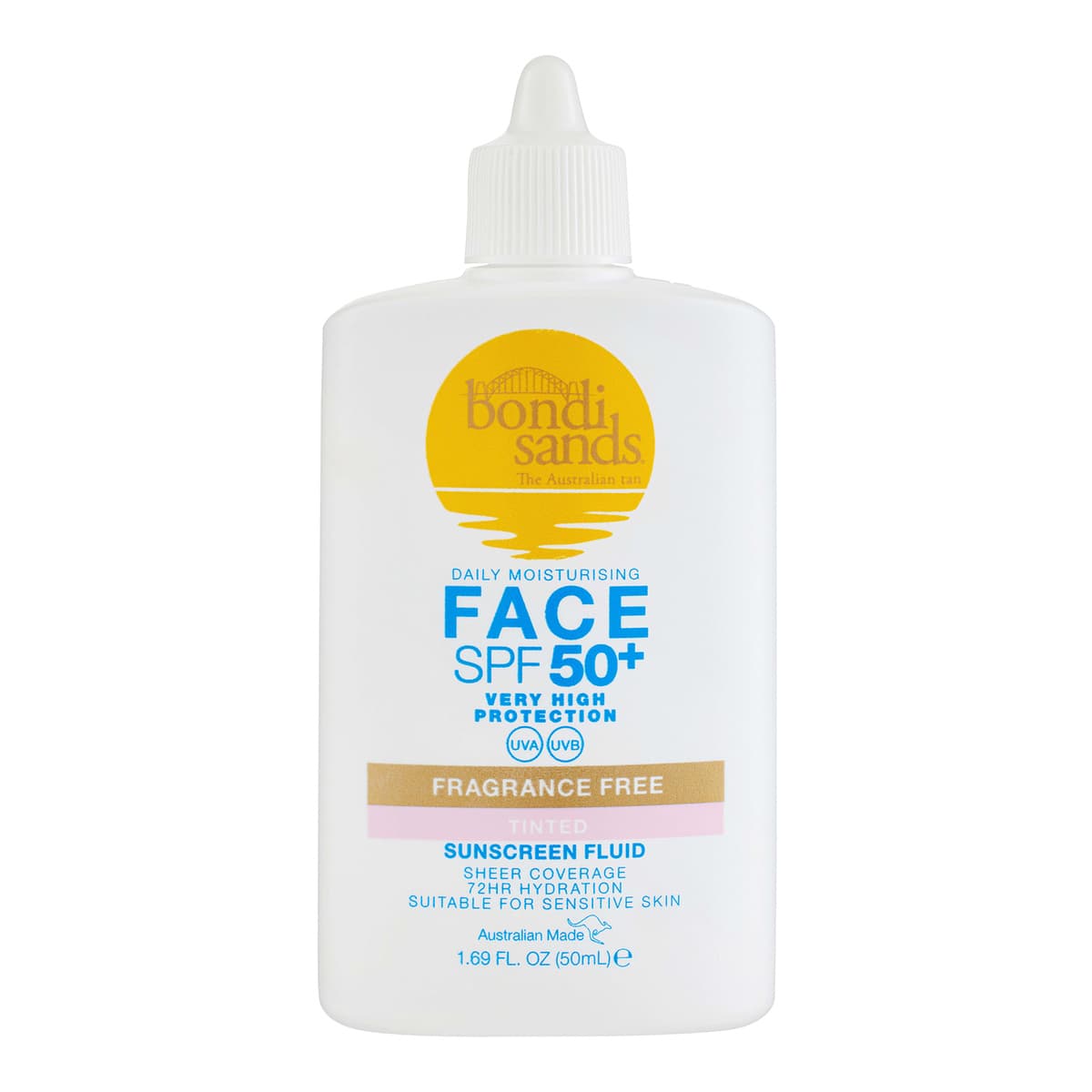 SPF 50+ Fragrance Free 5 Star Tinted Face Fluid