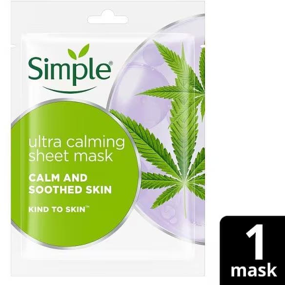 Ultra Calming Hemp Biodegradable Sheet Mask 1Pc