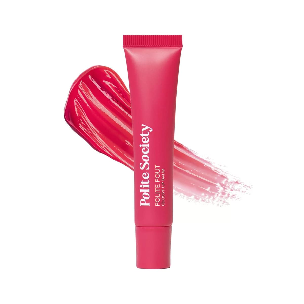 Pout Glossy Lip Balm, Strawberry Glaze