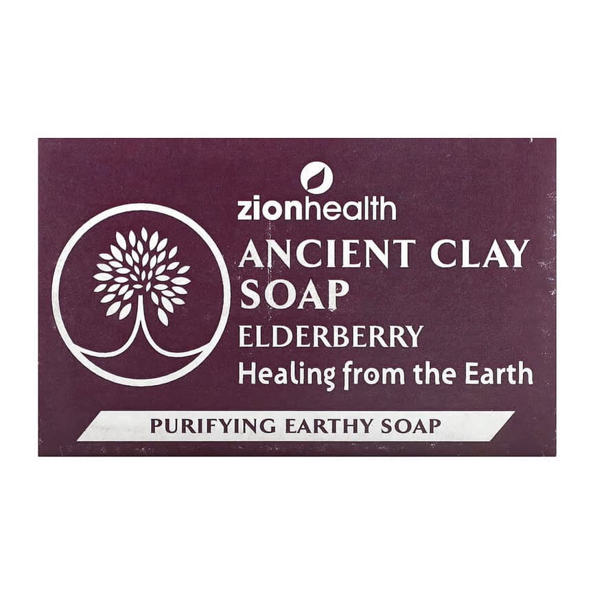 Ancient Clay Bar Soap, Elderberry