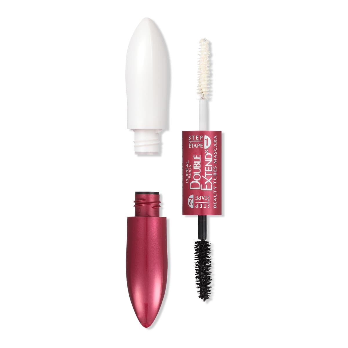 Double Extend Beauty Tubes Lengthening Mascara, Blackest Black