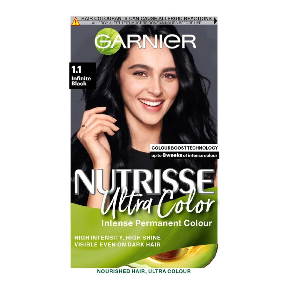NUTRISSE Ultra Color GB 1.10 Infinite Black Permanent Hair Dye