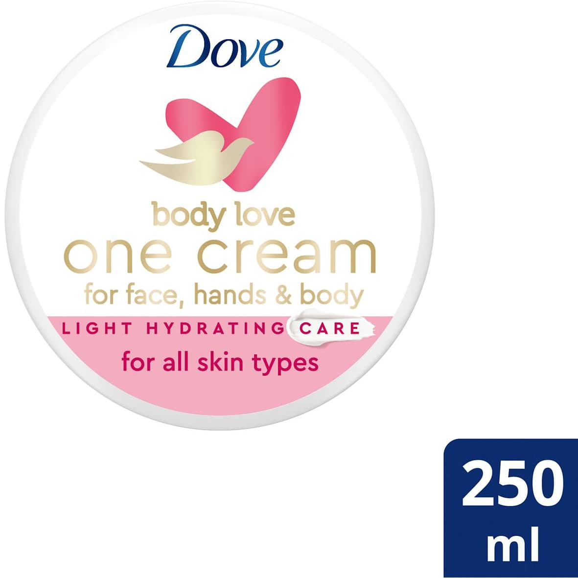 Body Love Light Hydration Instant Absorption One Cream for face, hands & body for dry skin