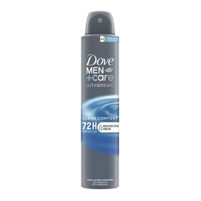 Men+Care Advanced Clean Comfort 72hr Anti-Perspirant Deodorant with Triple Action Sweat & Odour Protection Technology