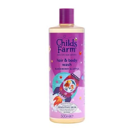 Hair & Body Wash, Blackberry & Apple Gentle Tear-Free Formula for Kids, Babies & Sensitive Skin