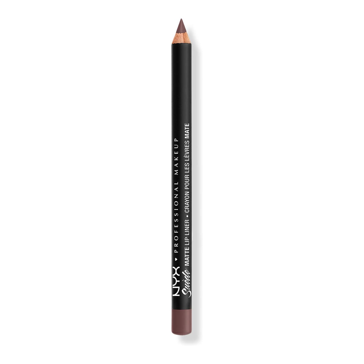 Suede Matte Lip Liner Velvet Soft Vegan Lip Pencil, Moonwalk