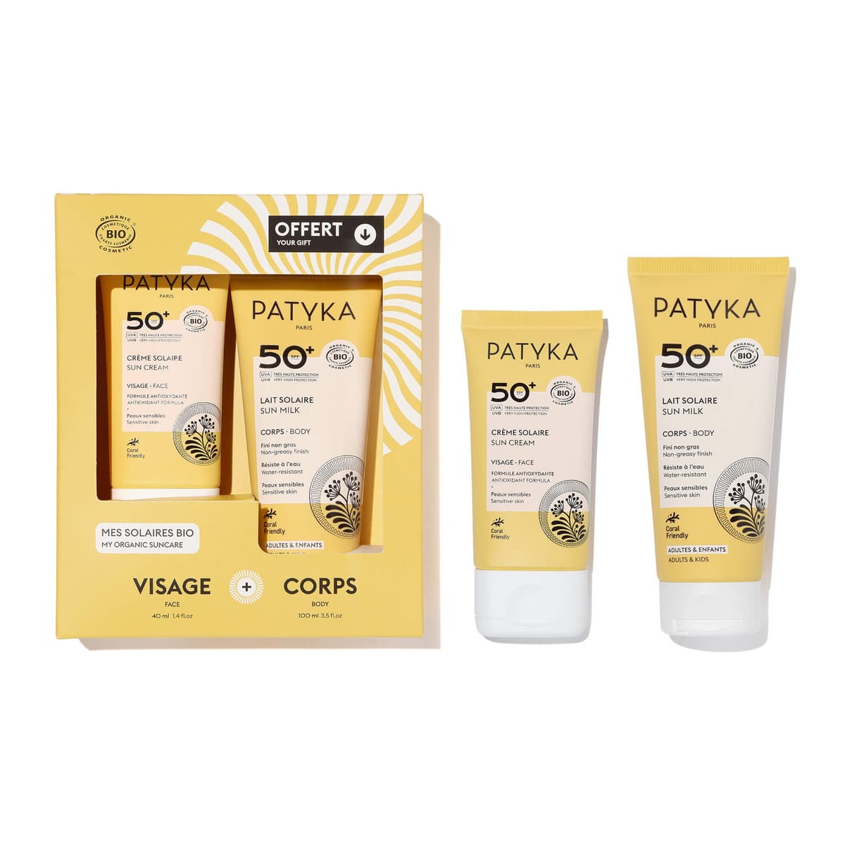 Face & Body Sunscreen Set SPF50+
