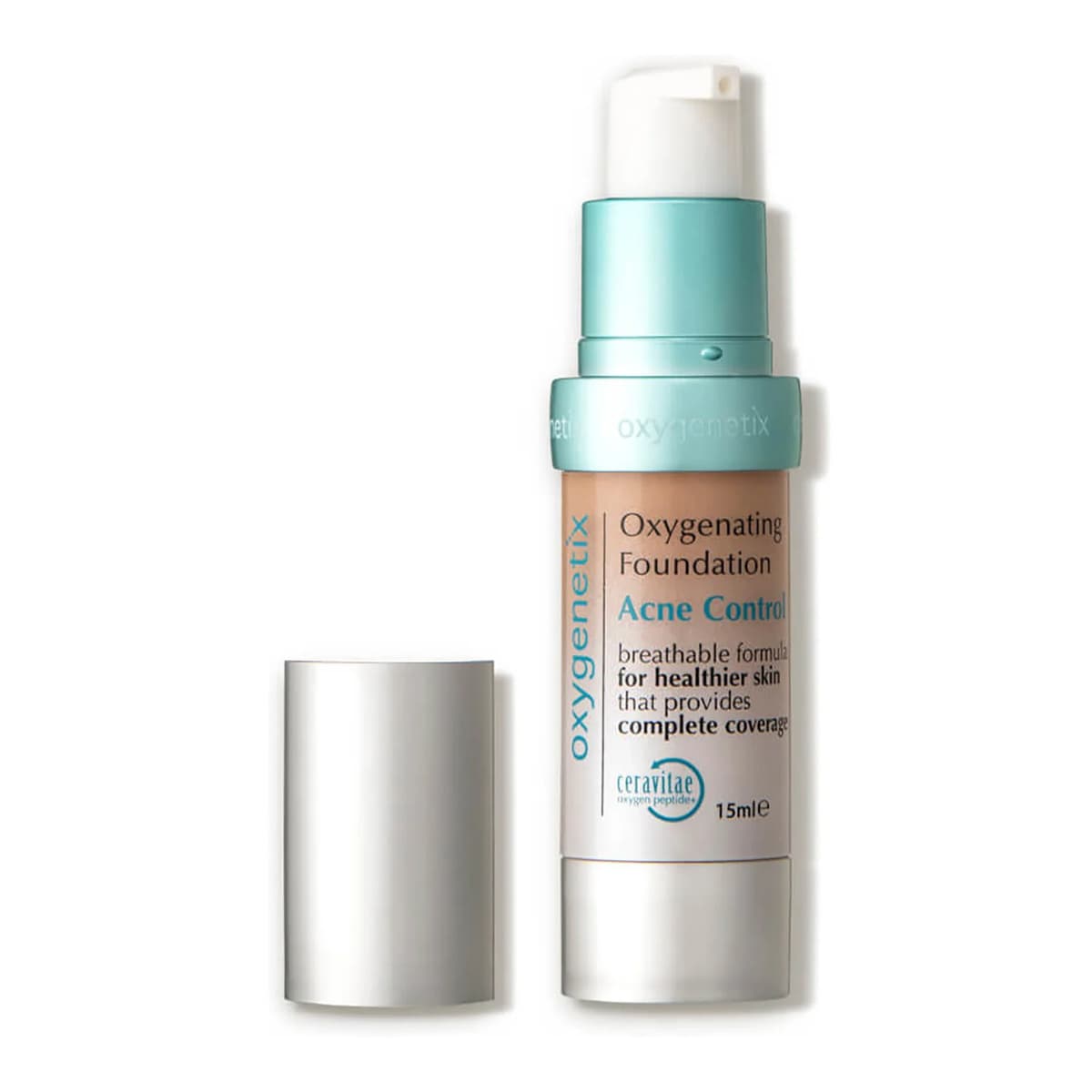 Oxygenating Acne Control Foundation, Walnut