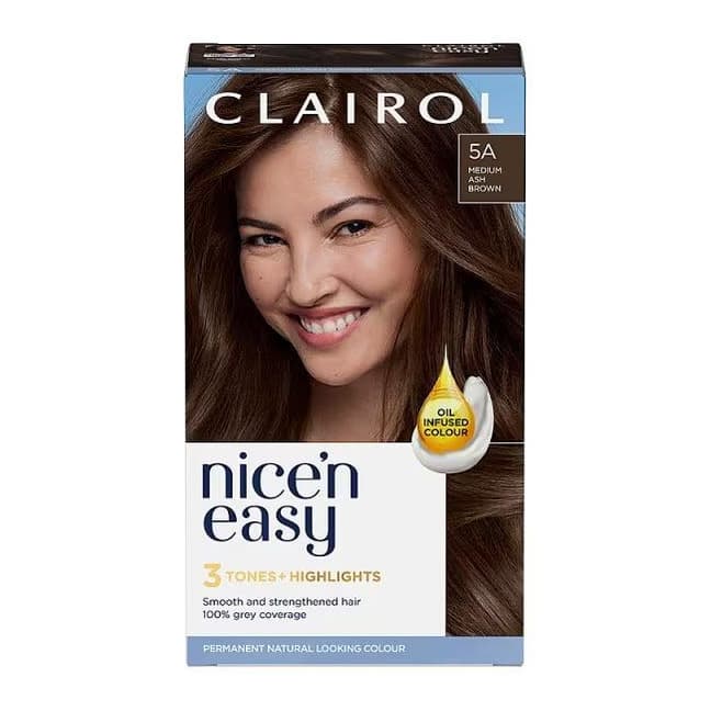 Clairol Nice'n Easy Hair Dye 5A Medium Ash Brown