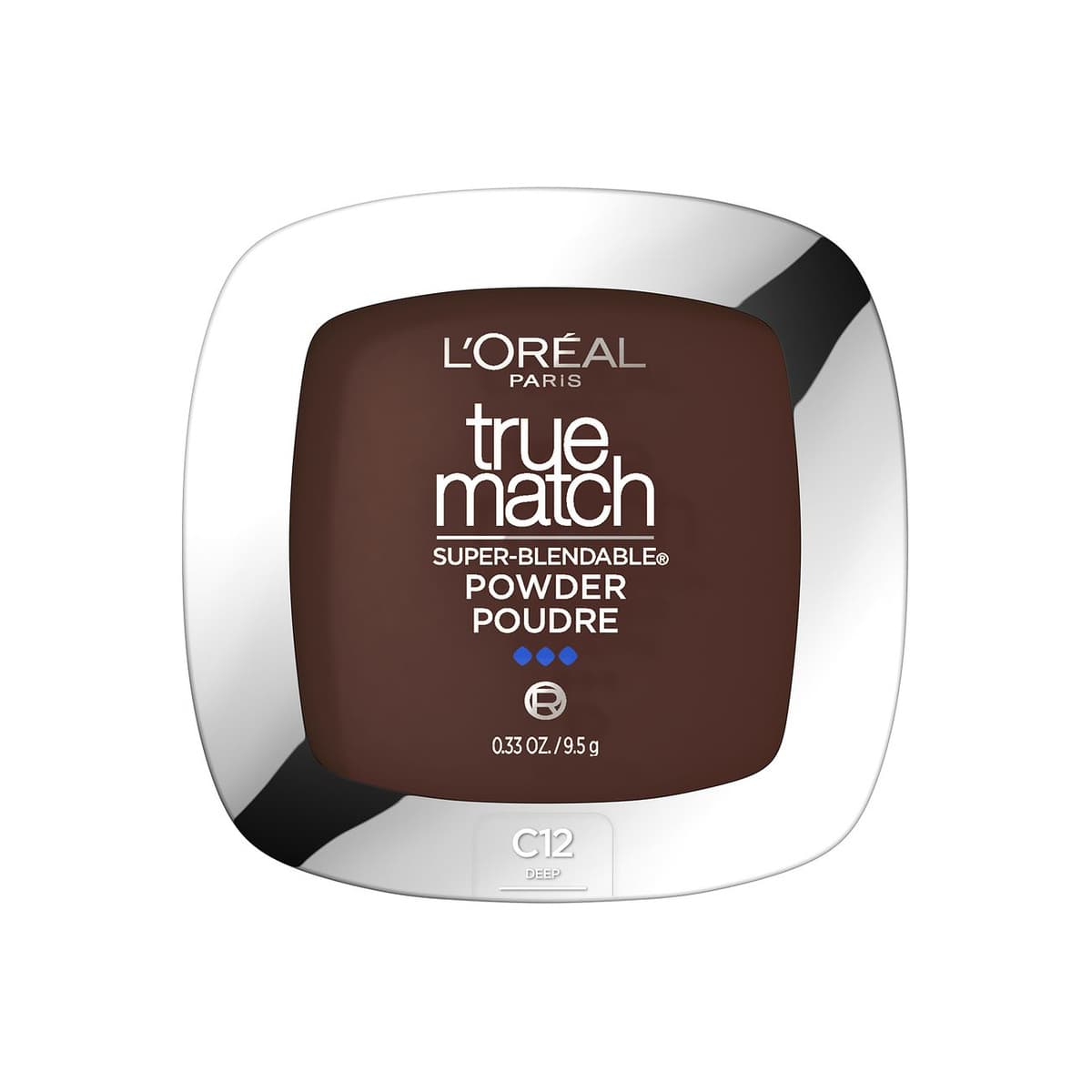 Super-Blendable Oil Free Makeup Powder, C12 Deep