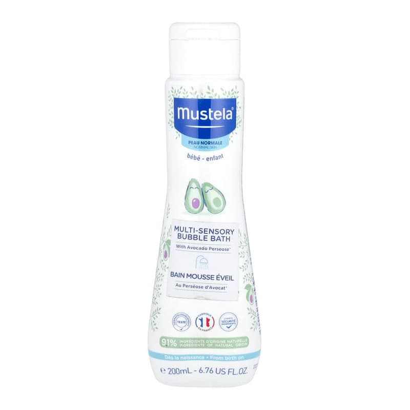 Multi-Sensory Bubble Bath with Avocado