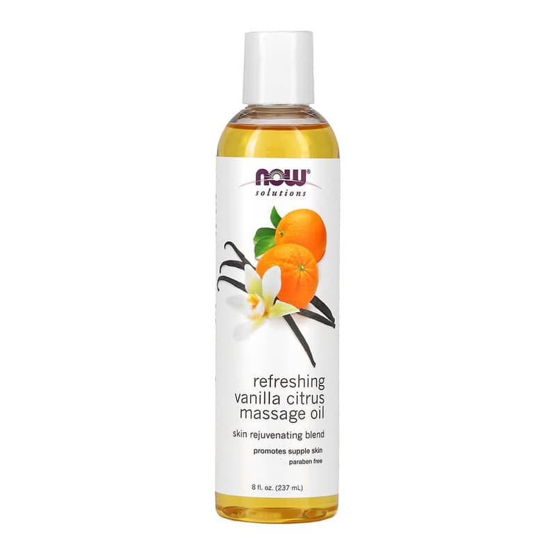 Solutions, Refreshing Vanilla Citrus Massage Oil