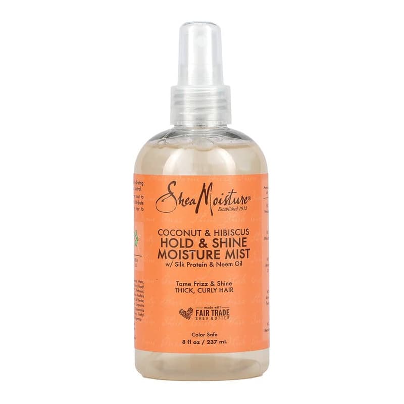 Hold & Shine Moisture Mist with Silk Protein & Neem Oil, Coconut & Hibiscus