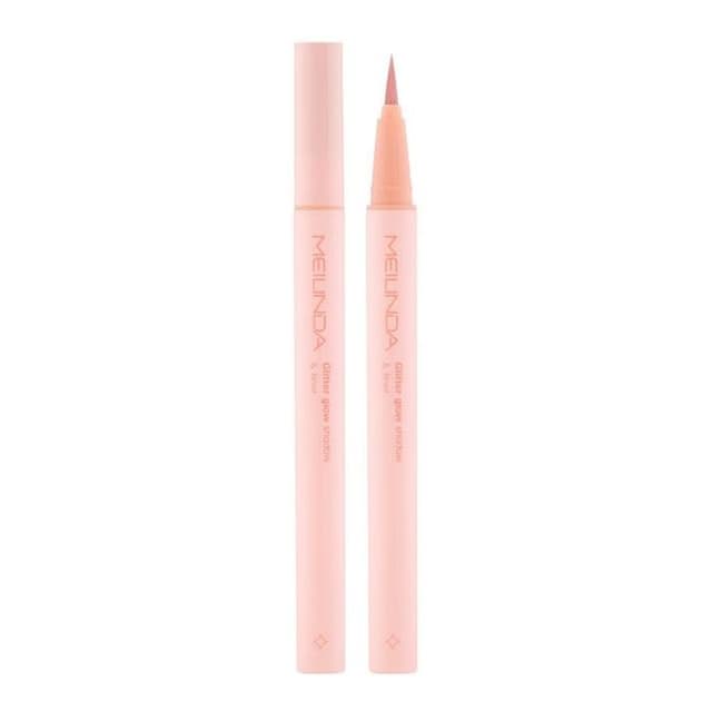 Glitter Glow Shadow and Liner, #01 Coral Bling