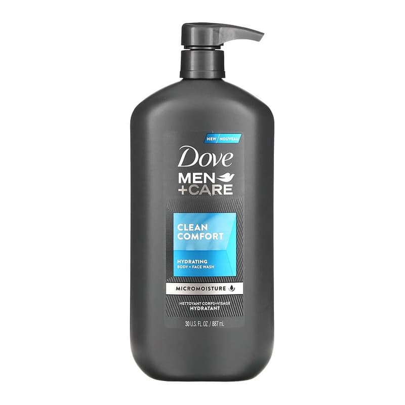 Men + Care, Body and Face Wash, Clean Comfort