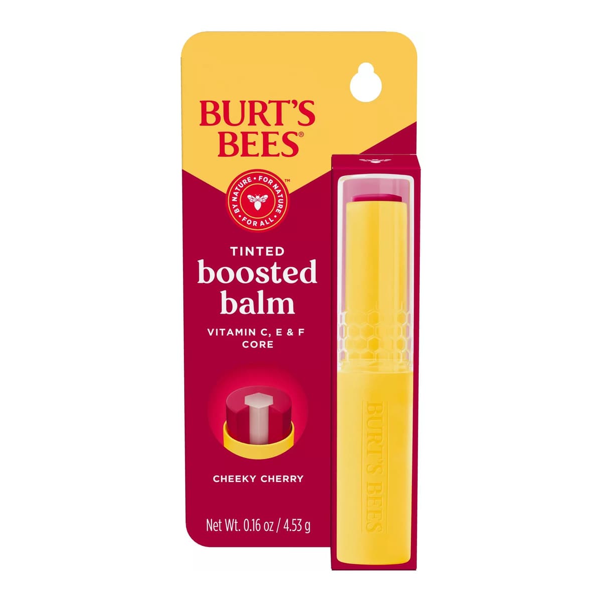 Boosted Tinted Lip Balm, Cheeky Cherry