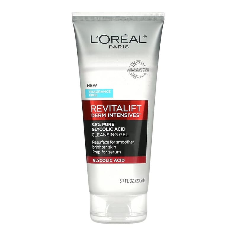 Revitalift Derm Intensives, 3.5% Pure Glycolic Acid Cleansing Gel