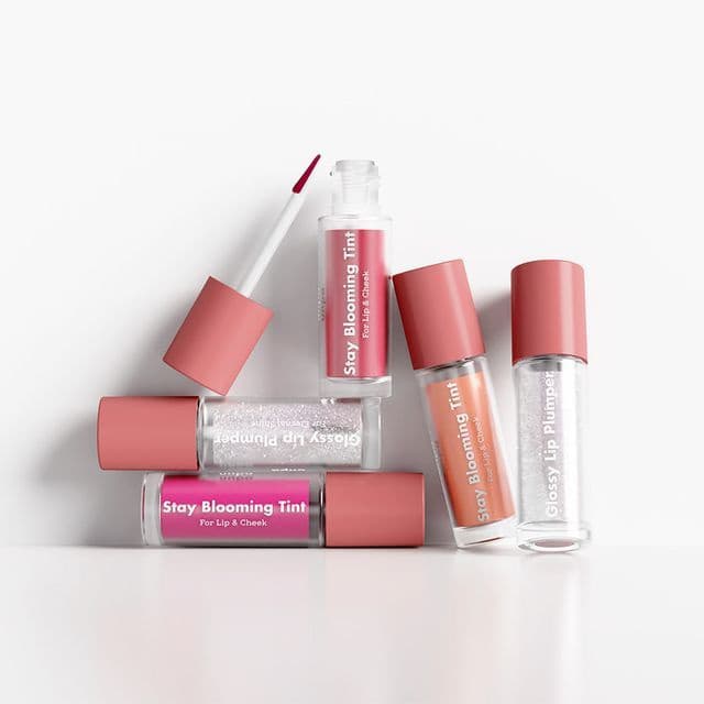 Bubi Bubi Stay Blooming Tint For Lip & Cheek, #02 Hydrangea Coral