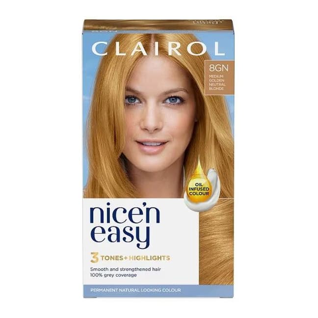 Clairol Nice'n Easy Hair Dye Medium Golden Neutral Blonde
