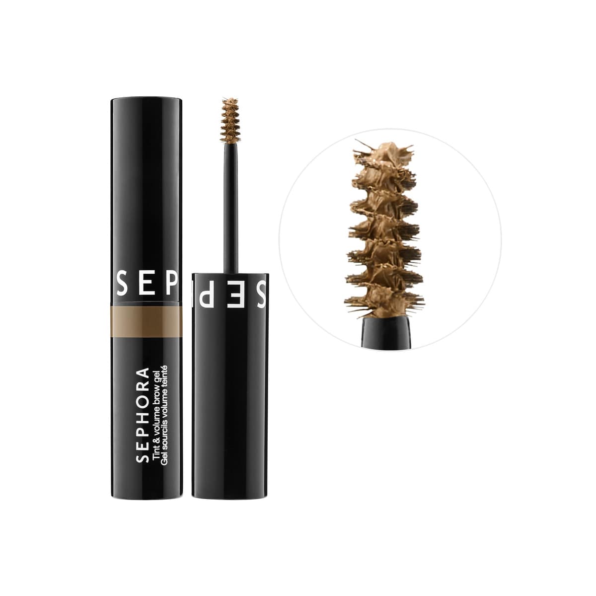 Tinted Volumizing Eyebrow Gel, #02 Nutmeg Brown