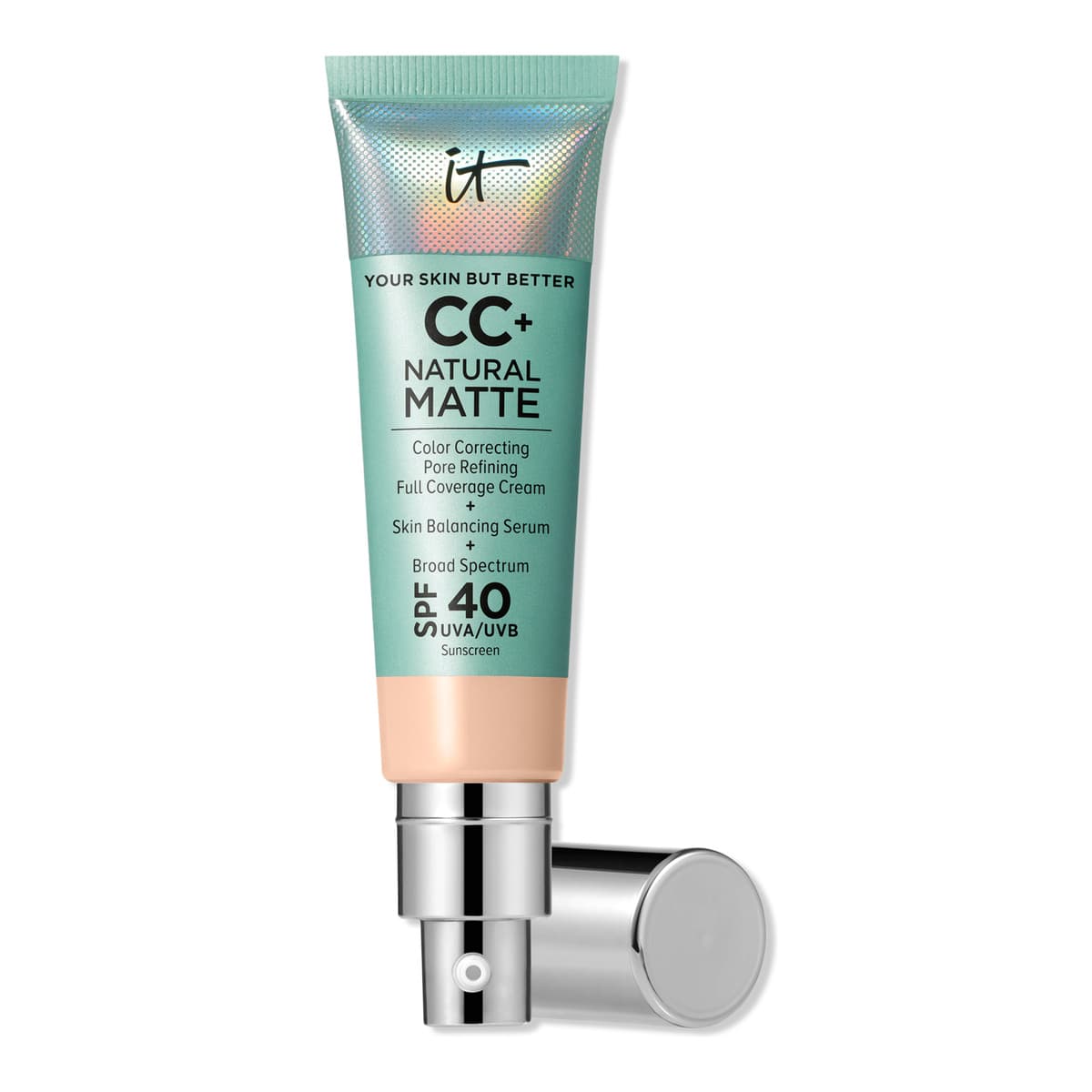 CC+ Cream Natural Matte Foundation with SPF 40, Light Neutral