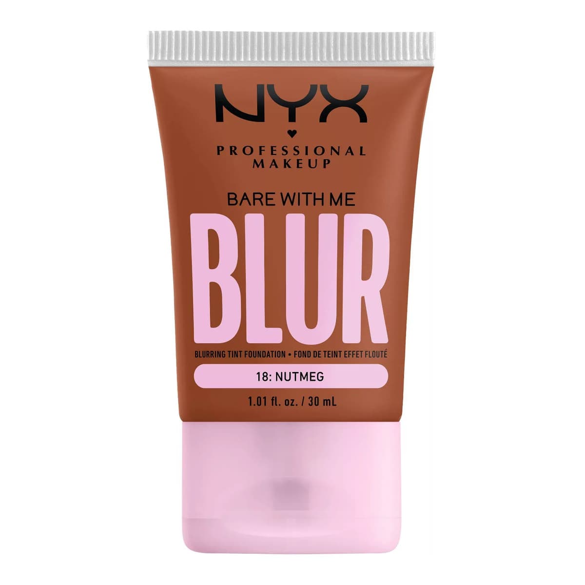 Bare With Me Blur Tint Soft Matte Foundation, #18 Nutmeg