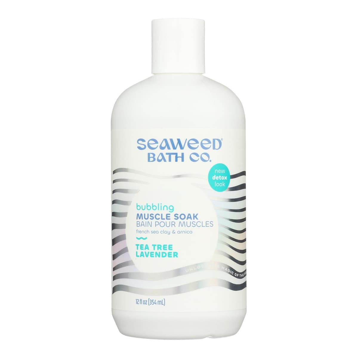 The Seaweed Bath Company Tea Tree Lavender Bubbling Muscle Soak - 12 fz