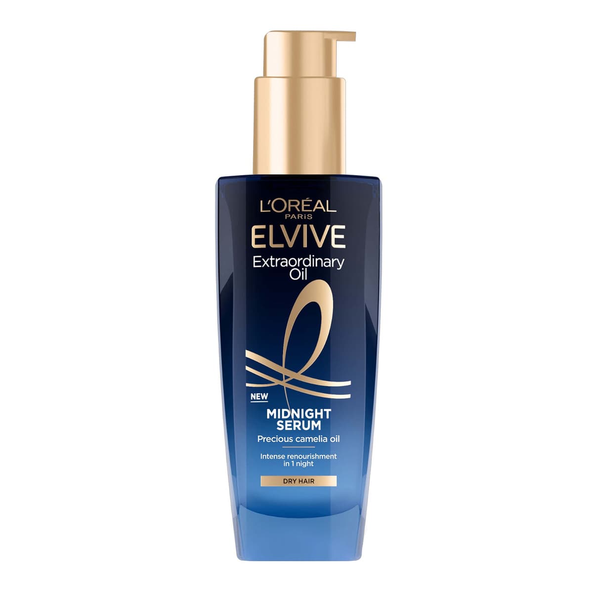 Elvive Extraordinary Oil Midnight Renourishing Hair Treatment Serum for Dry Hair