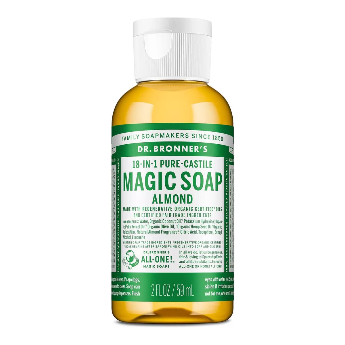 Magic Pure Castile Liquid Soap Bodywash - Almond