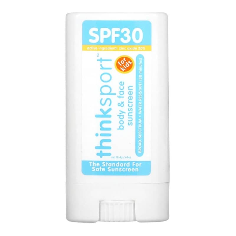 Thinksport, Face & Body Mineral Sunscreen Stick, For Kids, SPF 30