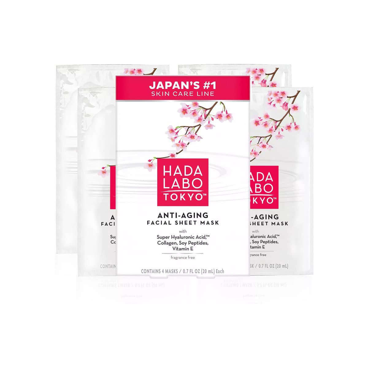 Anti-Aging Facial Sheet Mask, Spa Face Mask Firms & Hydrates