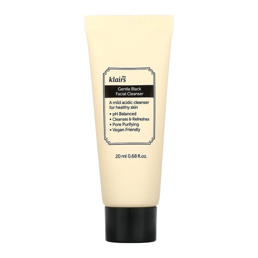 Gentle Black Facial Cleanser
