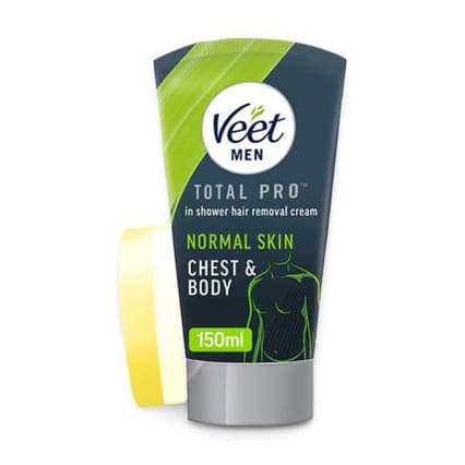 Men Total Pro In Shower Hair Removal Cream Body Normal