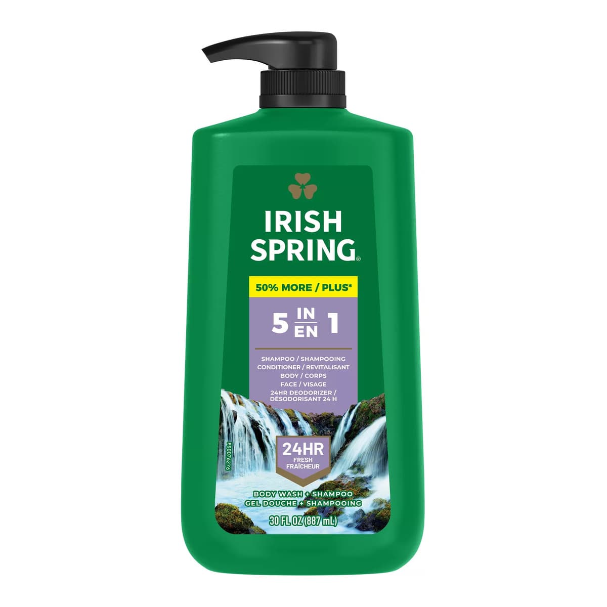 5-in-1 Body Wash Pump for Men - Fresh Scent