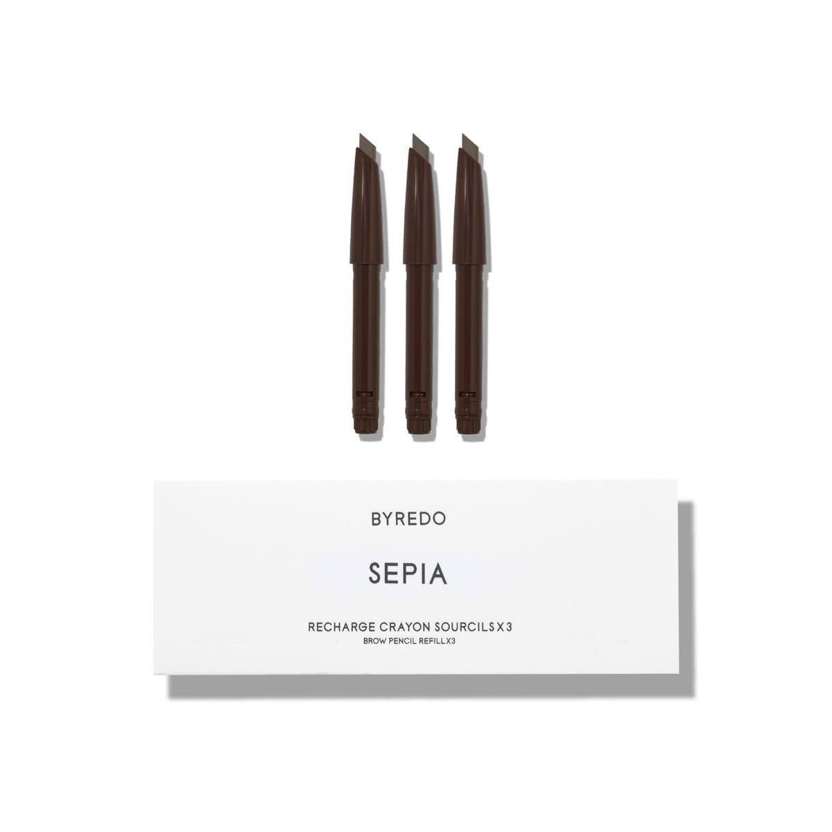 3 Refills Set All-in-one Brow Pencil, SEPIA 02