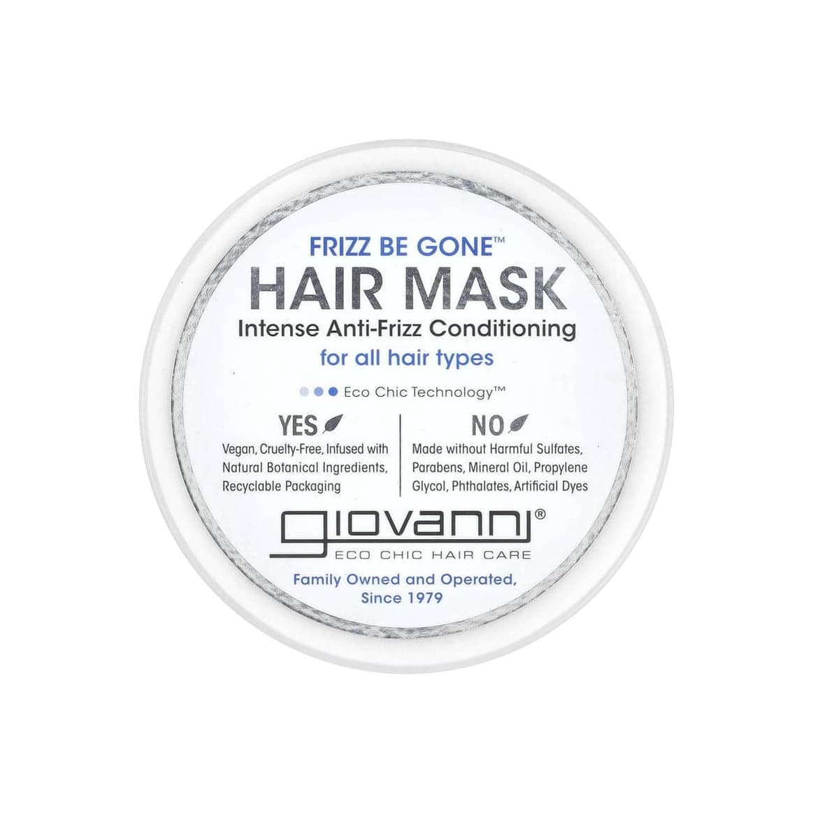 Frizz Be Gone™, Hair Mask, Intense Anti-Frizz Conditioning