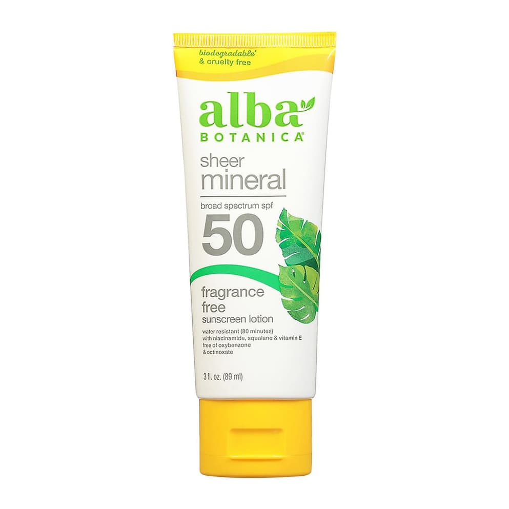 Sheer Mineral SPF 50 Sunscreen Lotion Fragrance Free